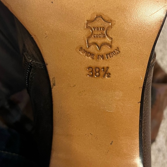 Women’s Zita Maria patchwork leather boots with side zipper. Size 8.5 - Picture 7 of 10